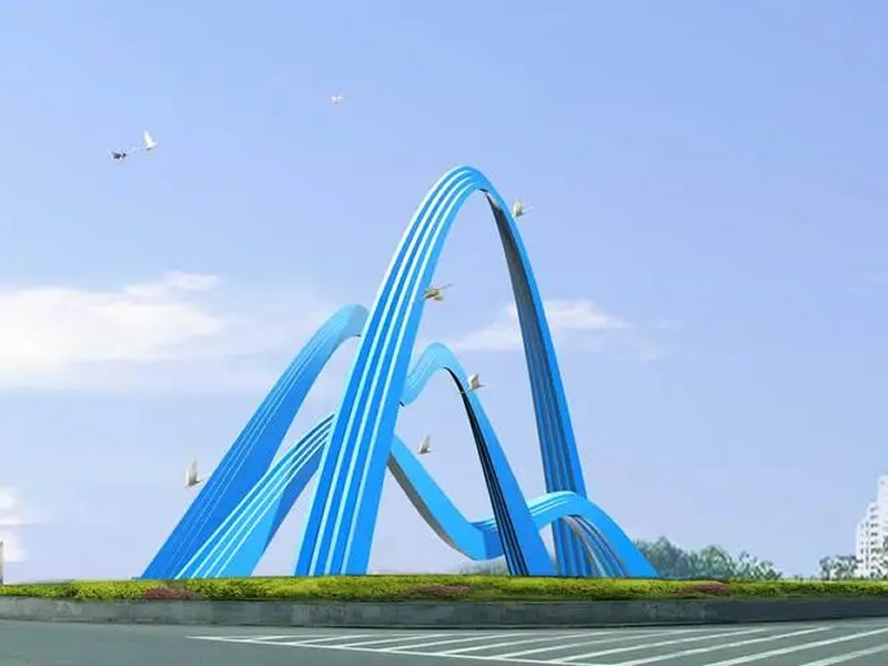 湖南城市廣場(chǎng)不銹鋼雕塑